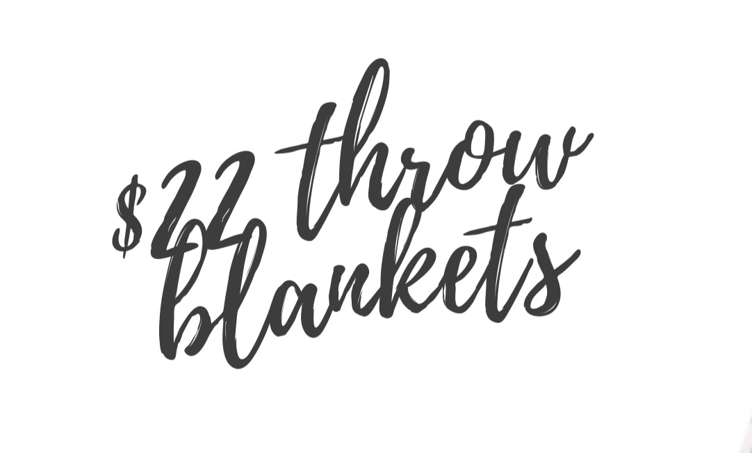 $22 Throw Blankets