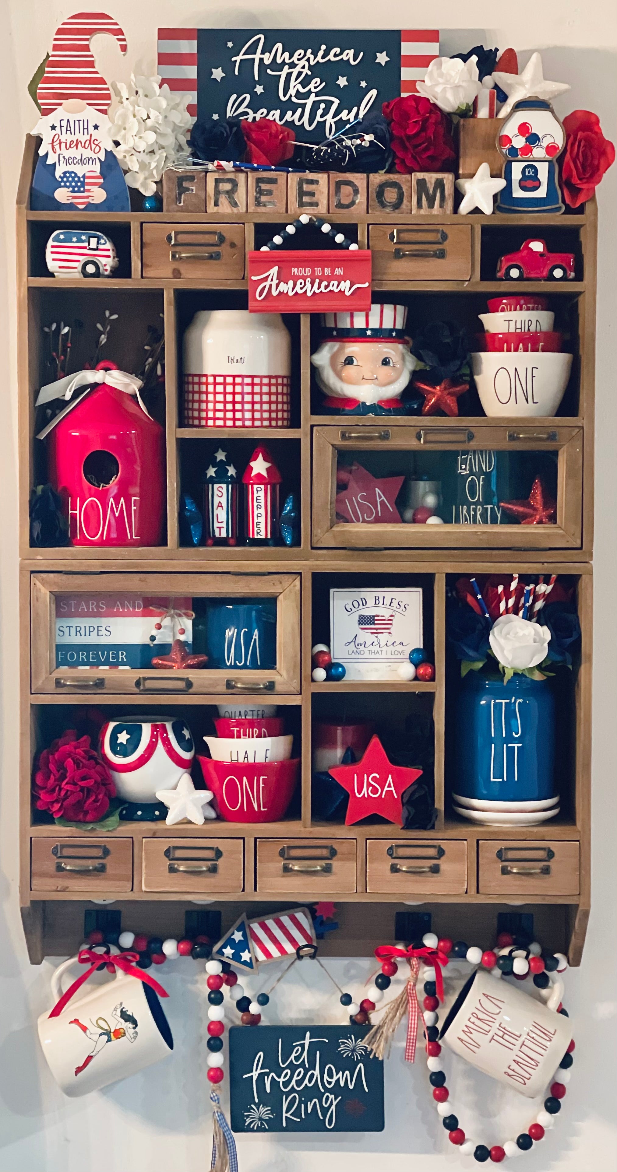 RAE DUNN AMERICA outlets USA FOURTH JULY HOME