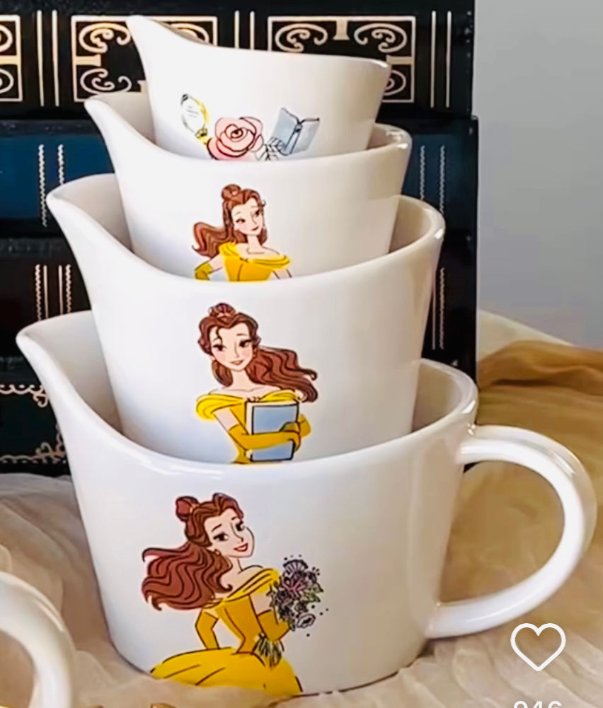 Offers NWT Rae Dunn Disney Princess Ramekins & Measuring cups