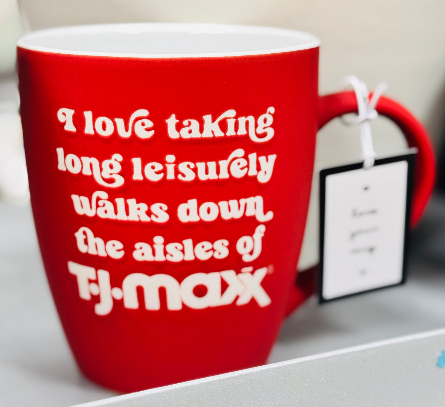 New ceramic soft touch coffee mug TJ MAXX