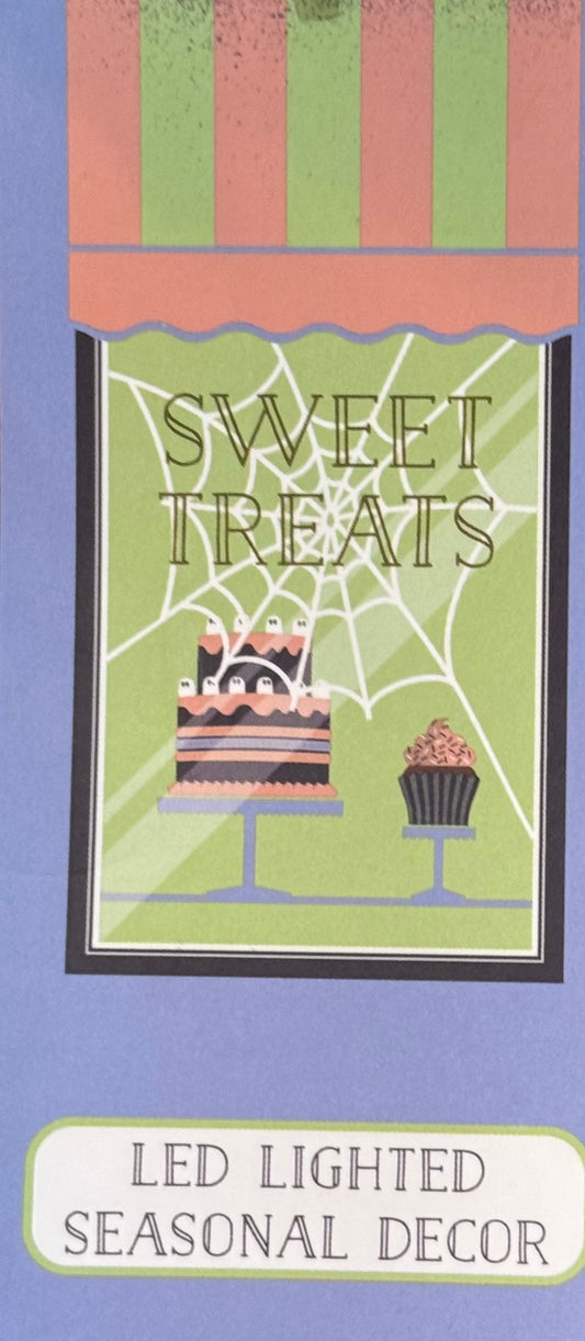 New Sweet Treats resin Dracula led light up Halloween bucket decor