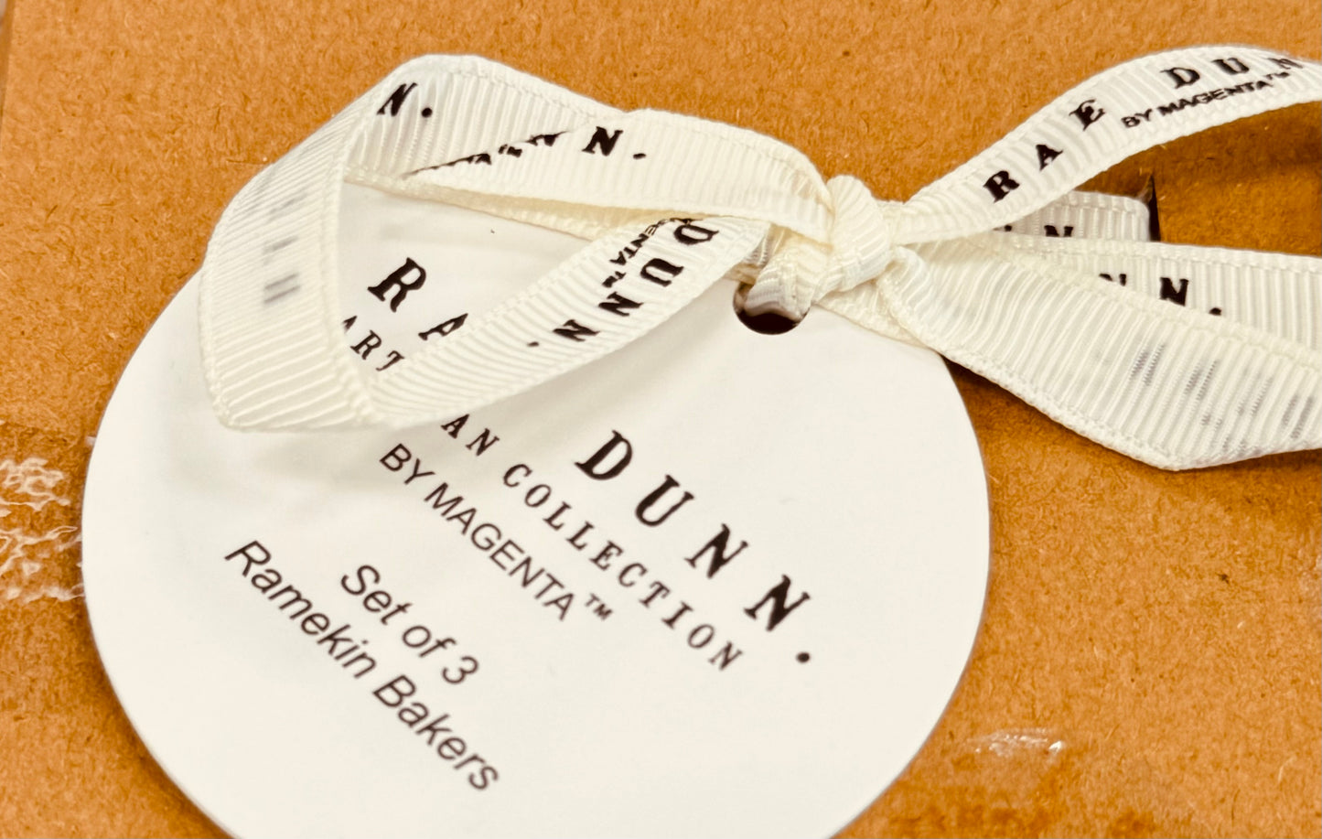 New Rae Dunn fall 3-piece pumpkin shaped ramekin dish set
