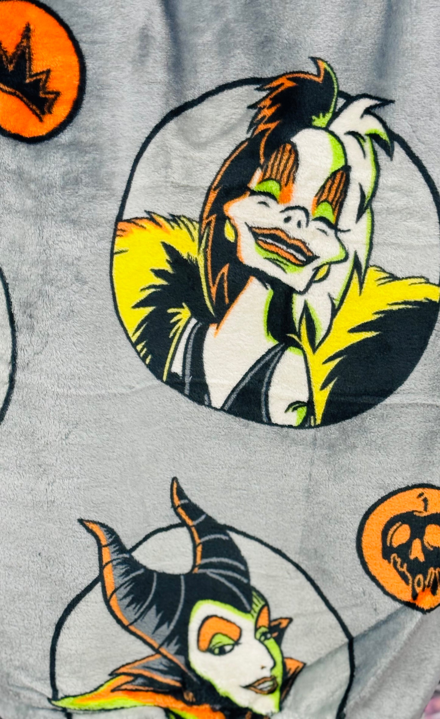 New Disney female VILLANS Halloween throw blanket 50x70