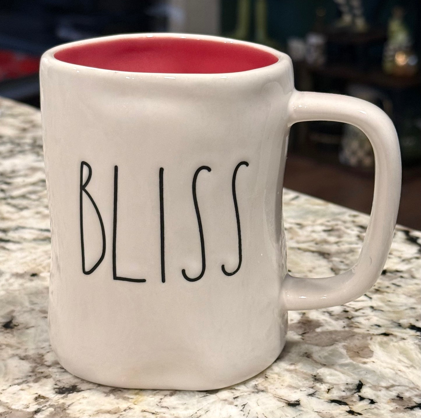Rae Dunn ceramic coffee mug BLISS