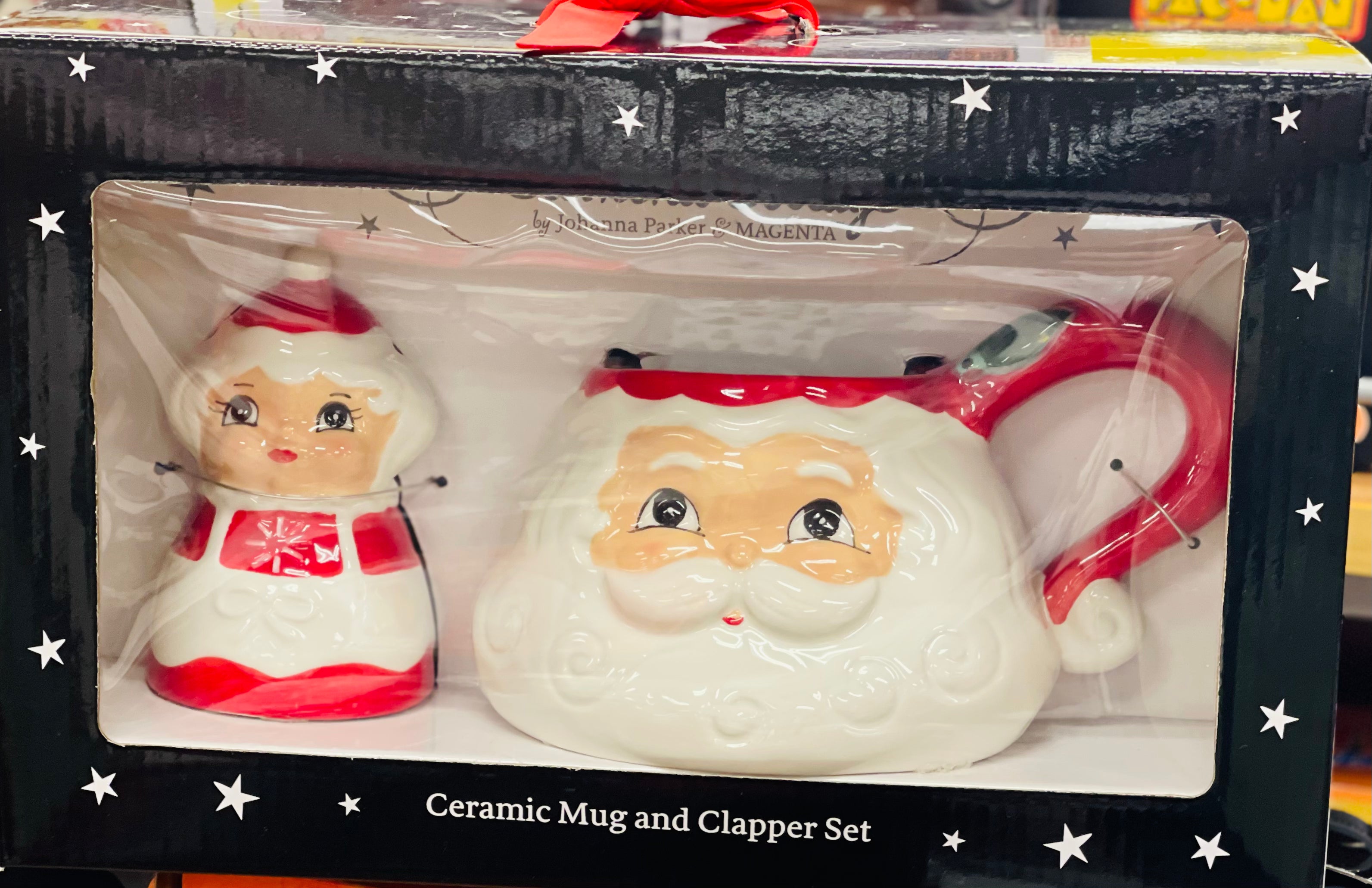 Johanna Parker Mr Clause store canister Mrs Clause teapot Christmas jp