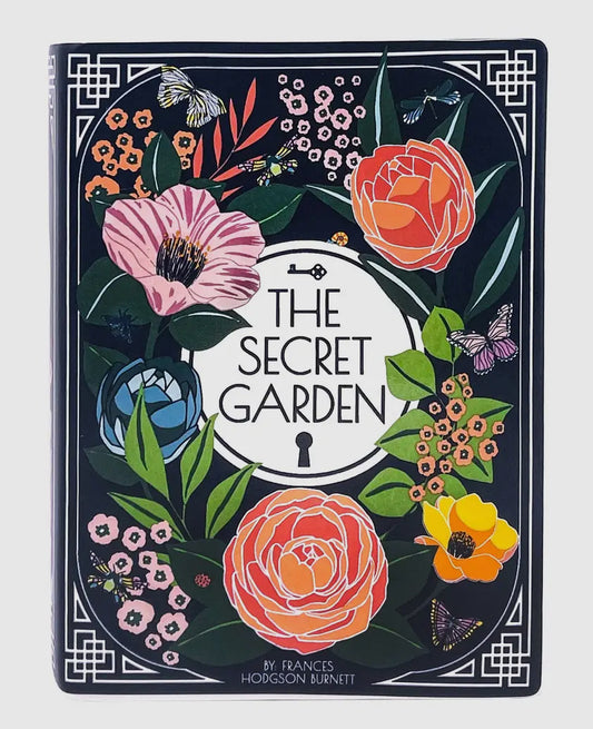 New small Floral ceramic book vase-The Secret Garden