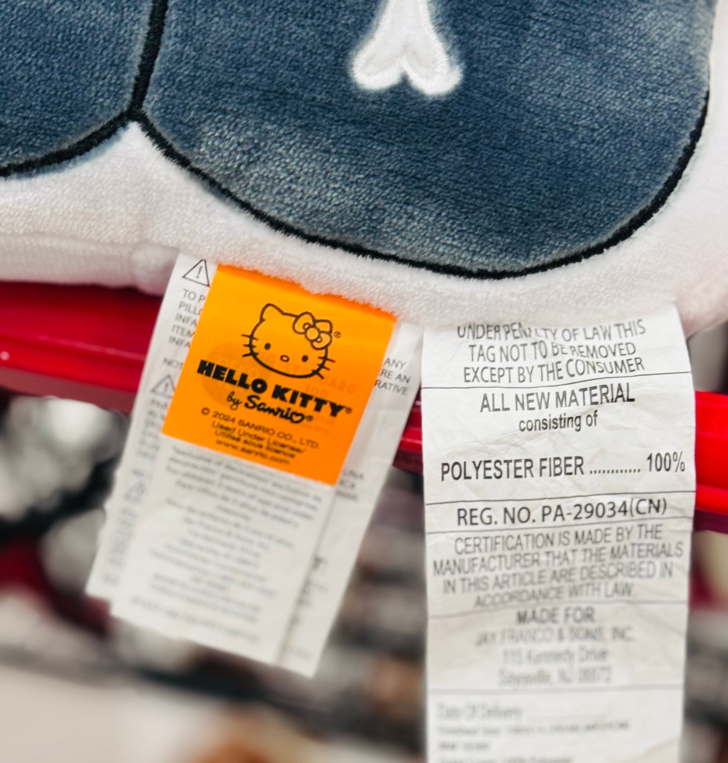 New Hello Kitty plush Halloween Skeleton pillow decor