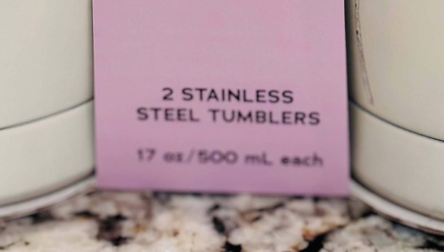 New Rae Dunn stainless Mother’s Day drink ware gift set LOVE YOU MOM