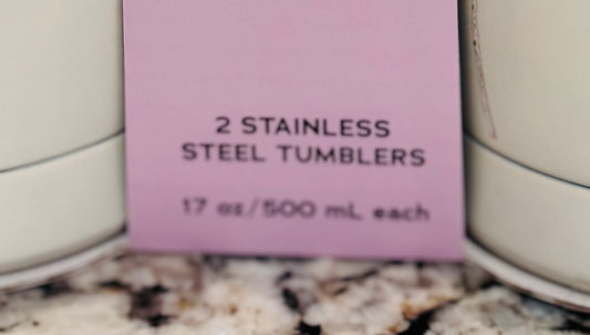 New Rae Dunn stainless Mother’s Day drink ware gift set LOVE YOU MOM