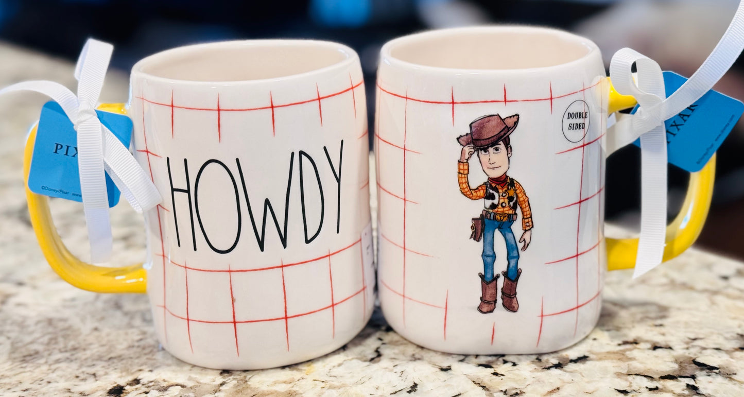 New Rae Dunn x Pixar’s ceramic Toy Story coffee mug WOODY