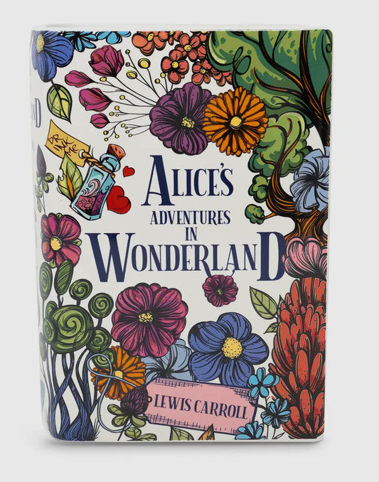 New Large Floral book vase-Alice in Wonderland-Floral Nonsense