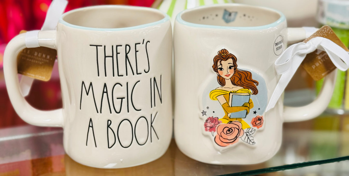 New Rae Dunn x Disney’s Beauty and The Beast THERE’S MAGIC IN A BOOK