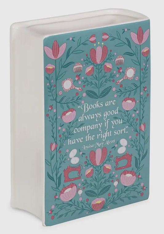 New Large Floral book vase-Little Women