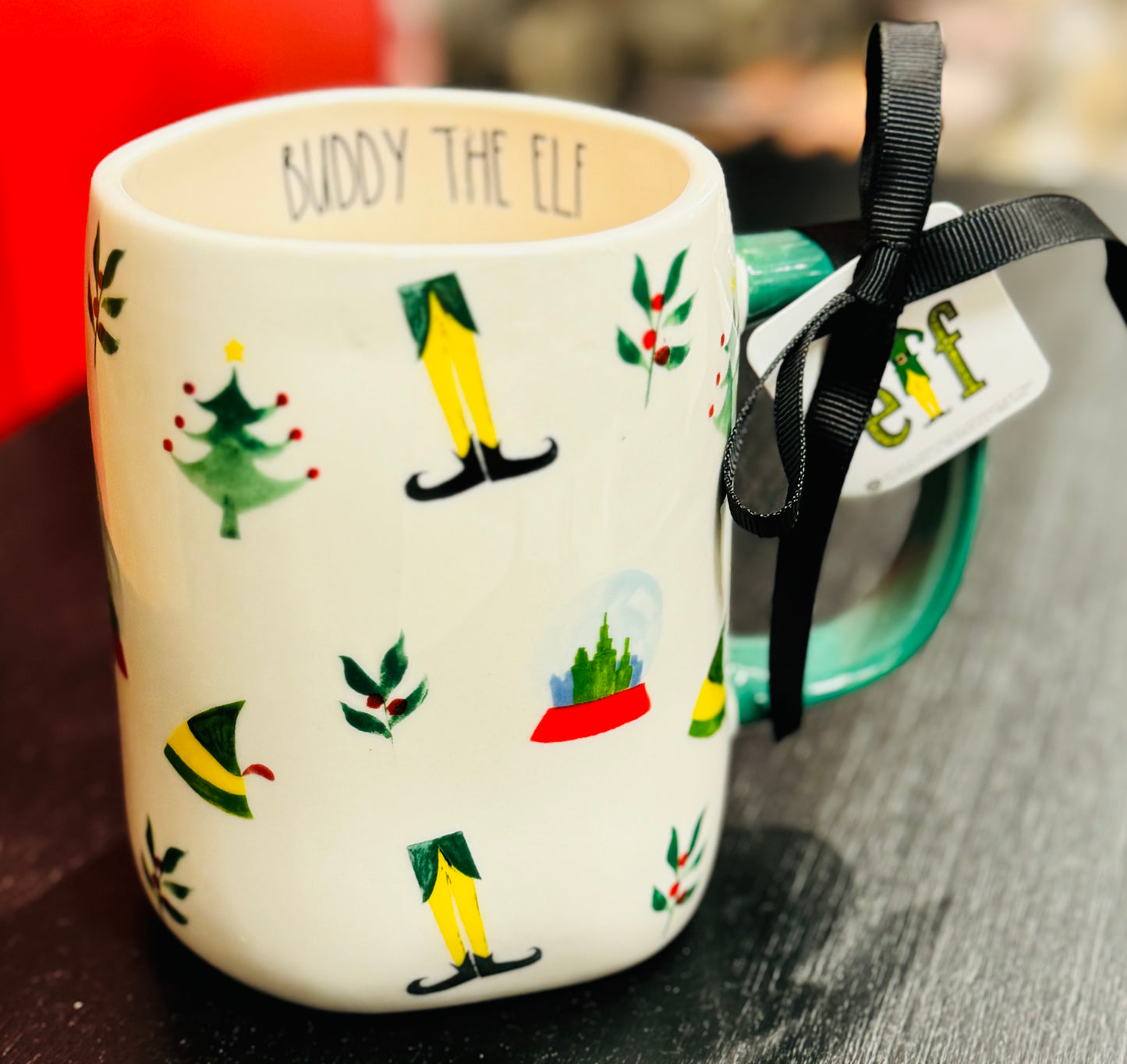 New Rae Dunn x Elf Movie ceramic coffee mug decor BUDDY THE ELF