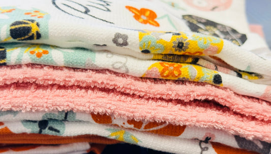 New 3-piece Fall kitchen dish towel set GRAMMY LOVES HER LITTLE PUMPKINS