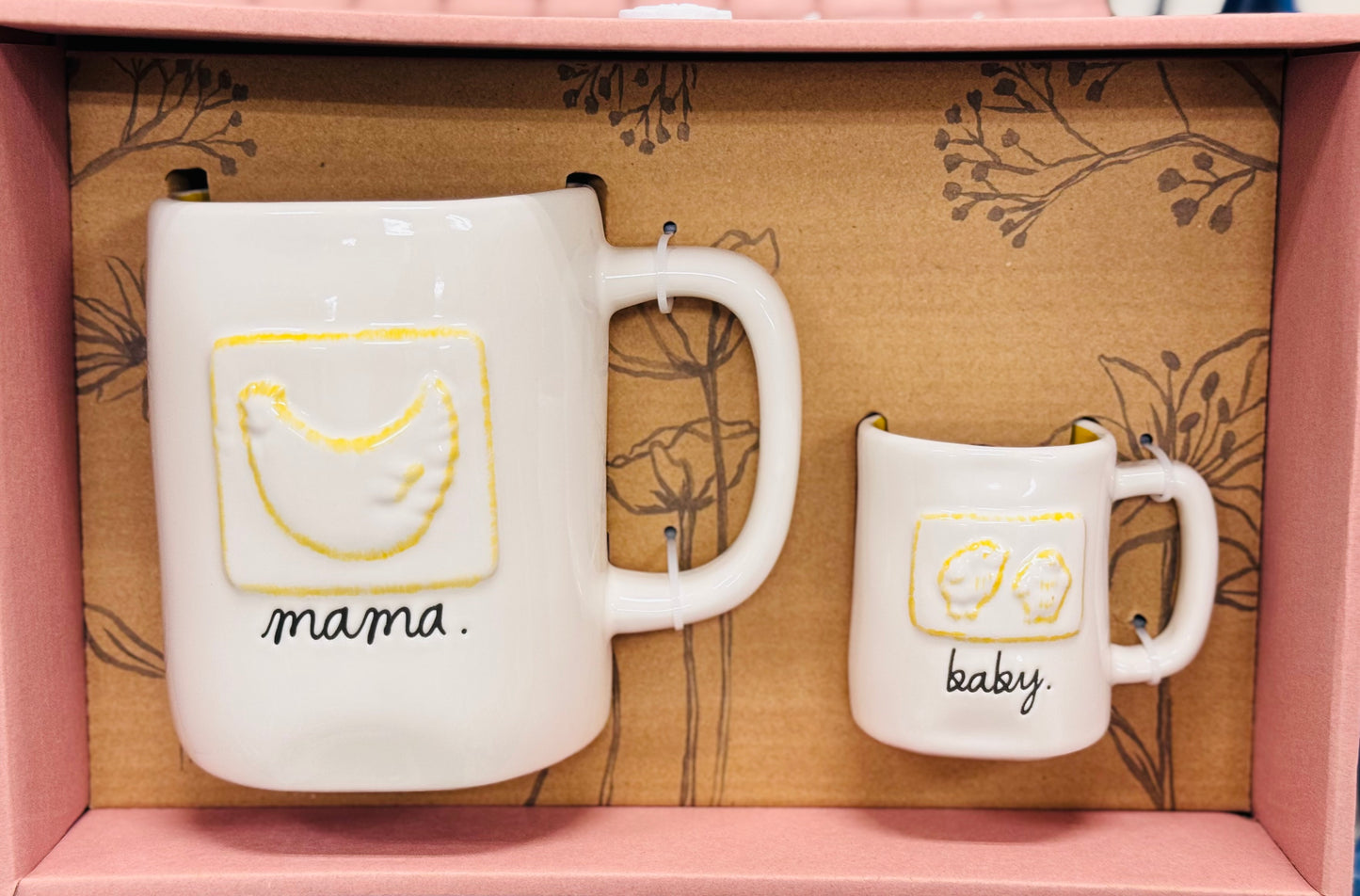 New Rae Dunn ceramic Mother’s Day mug gift set MAMA & BABY
