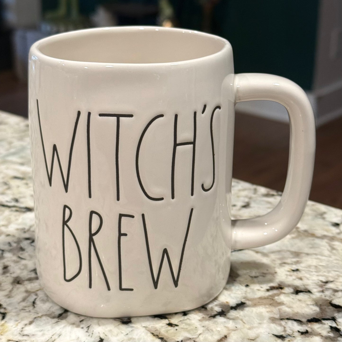 New Rae Dunn white ceramic coffee mug WITCH’S BREW