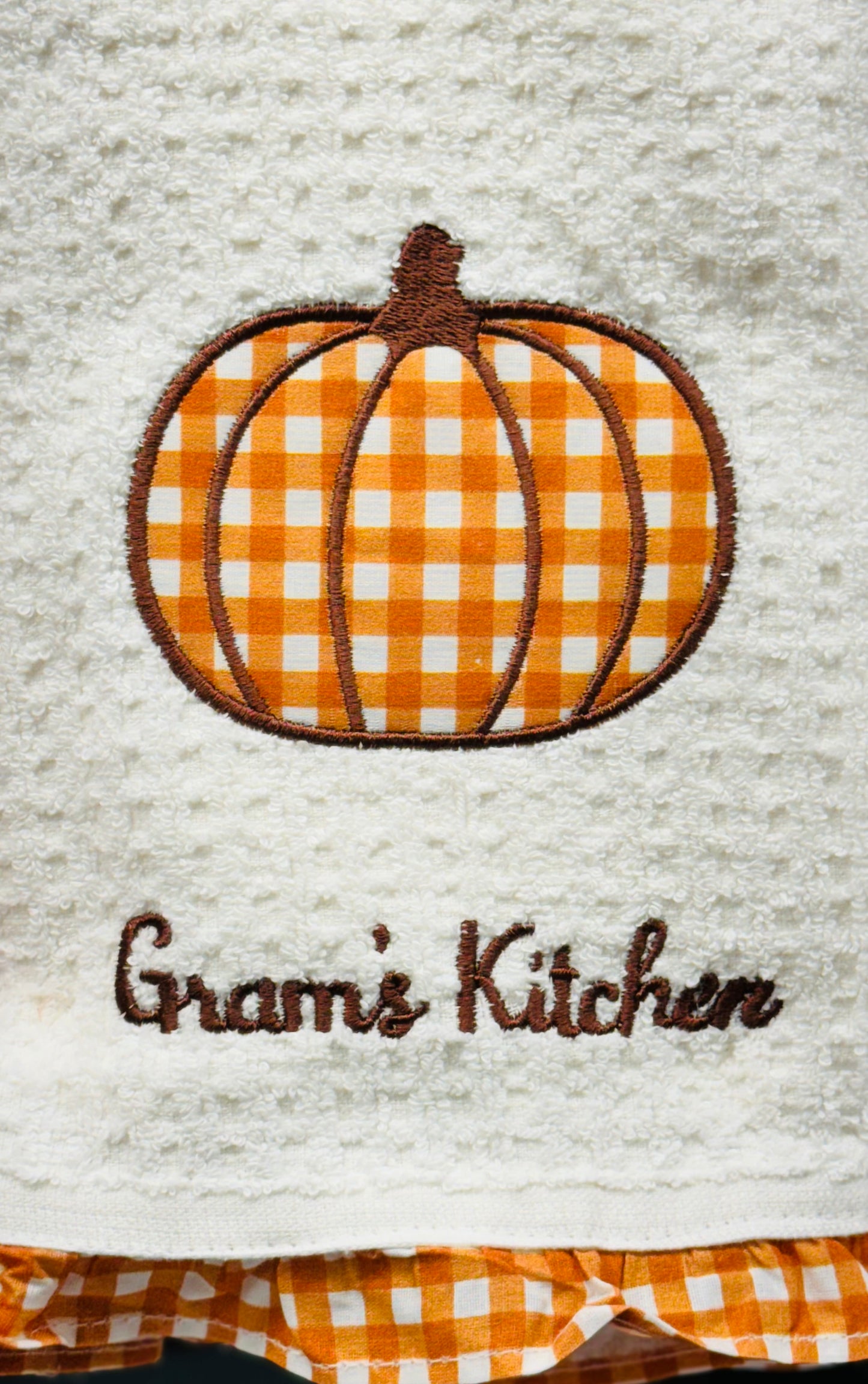 New 3-piece charming Shabby Chic kitchen dish towel set GRAM’S KITCHEN