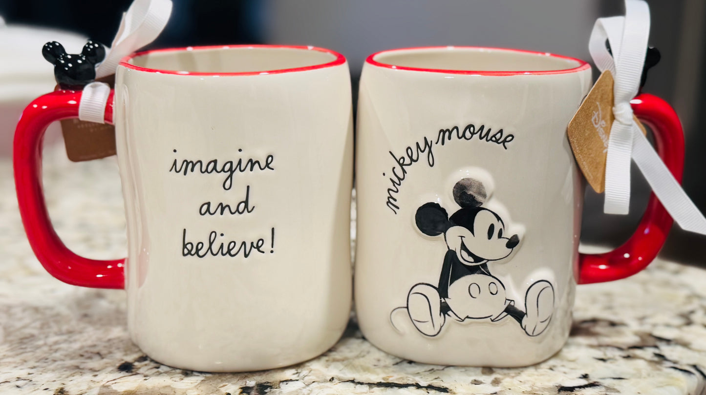 New Release Rae Dunn x Disney’s Mickey Mouse ceramic coffee mug decor