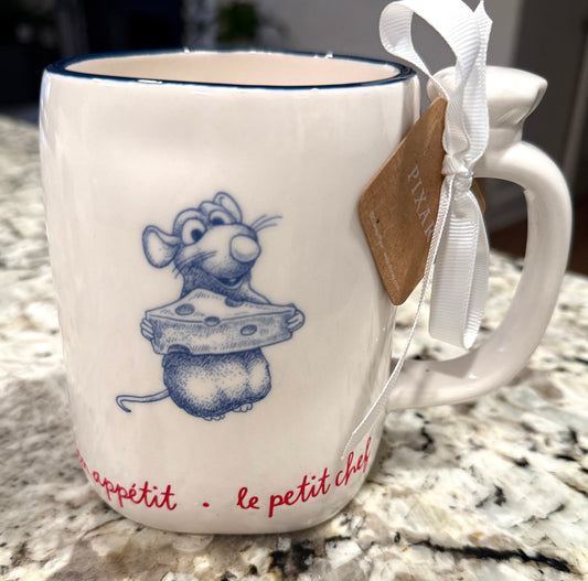 New Rae Dunn x Pixar’s Ratatouille ceramic coffee mug le petite chef