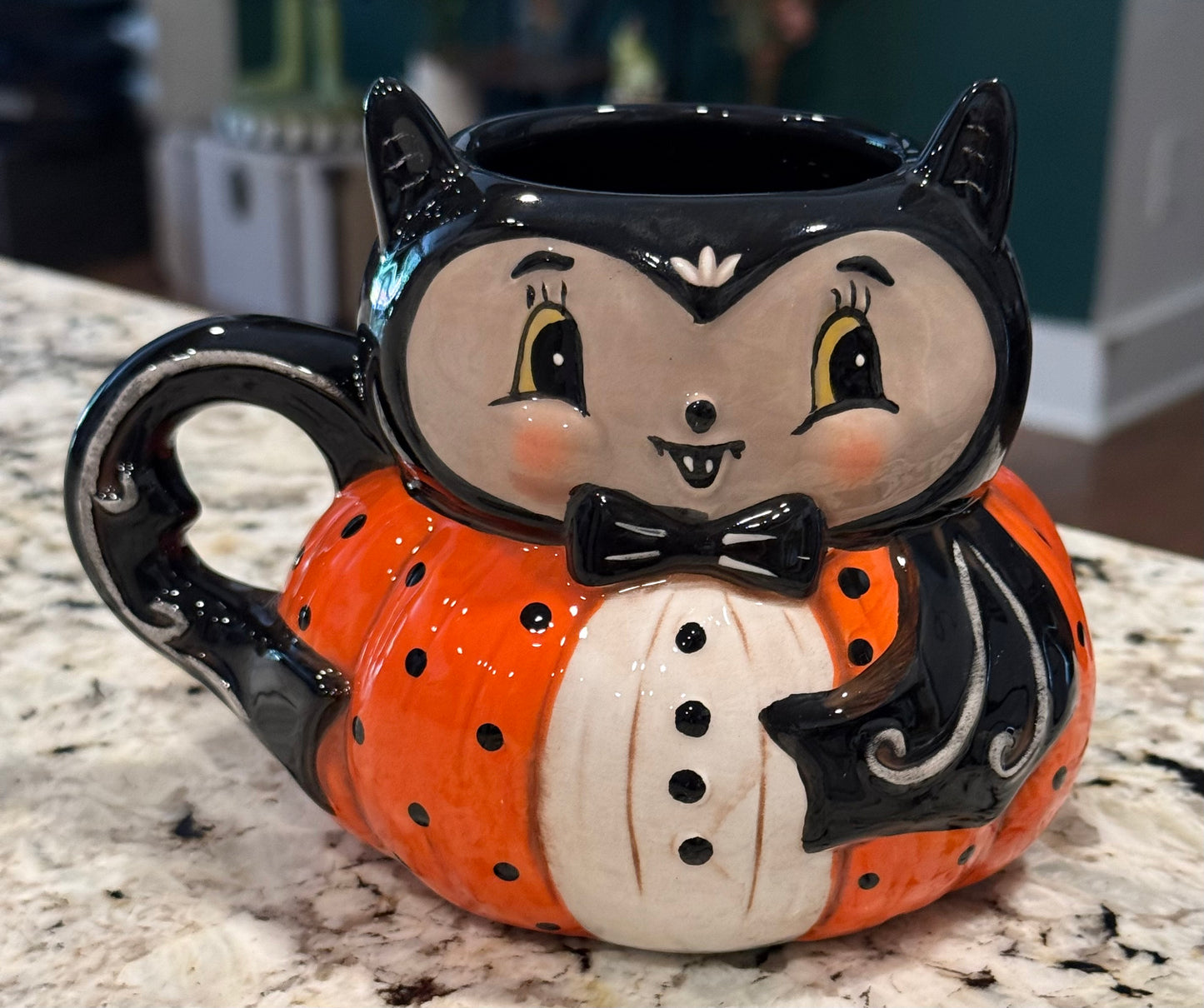 New Release Joanna Parker ceramic Halloween vampire coffee mug