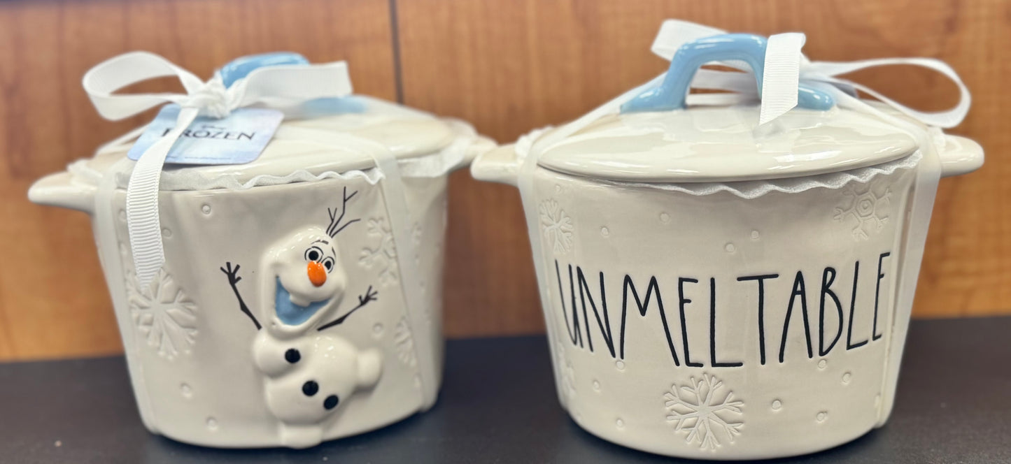 New Rae Dunn x Frozen ceramic baking dish UNMELTABLE