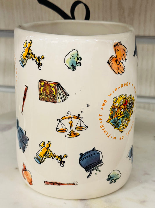 New Rae Dunn x Harry Potter ceramic coffee mug decor - all over design printed