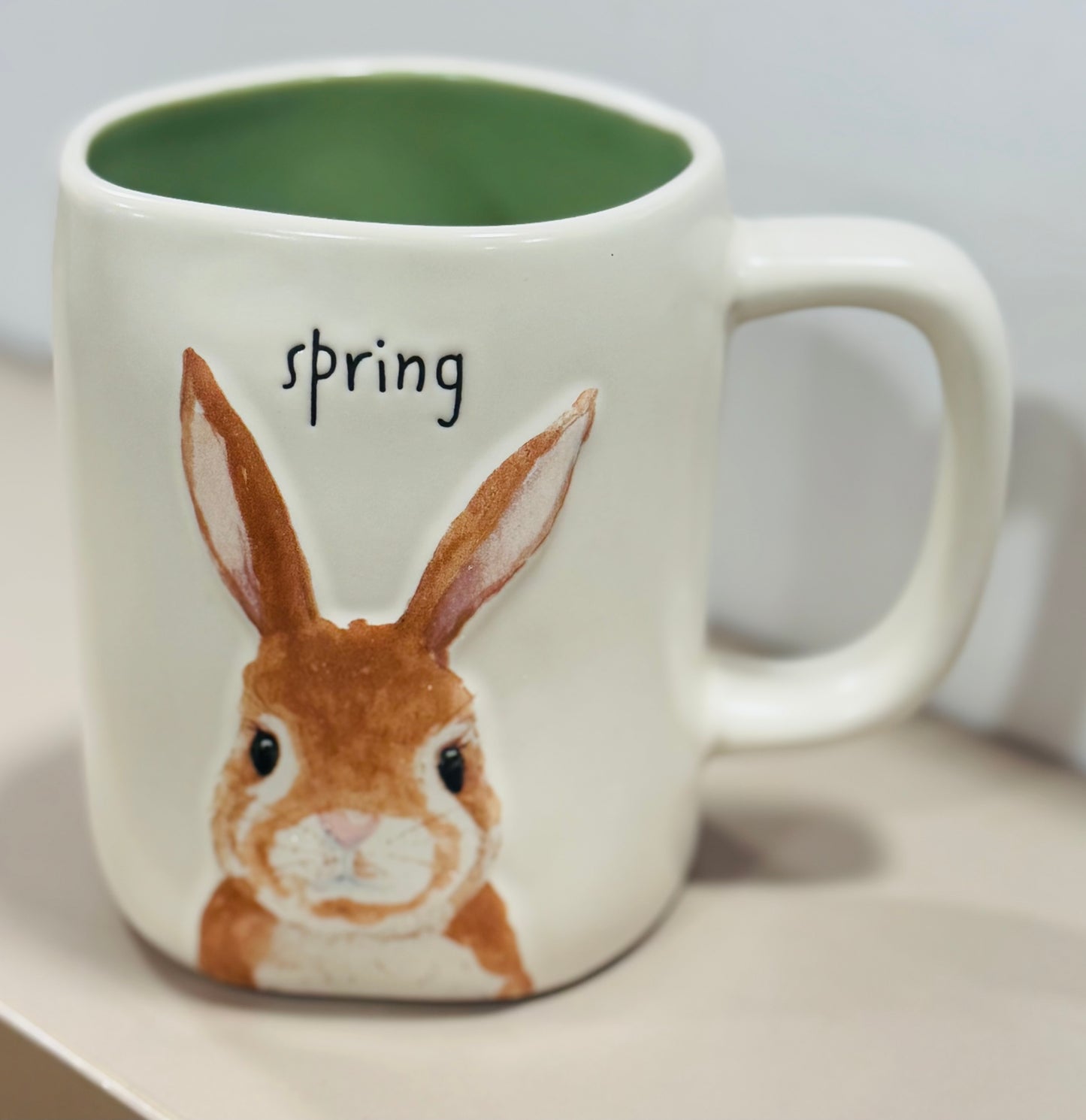 New Rae Dunn ceramic Easter coffee mug SPRING
