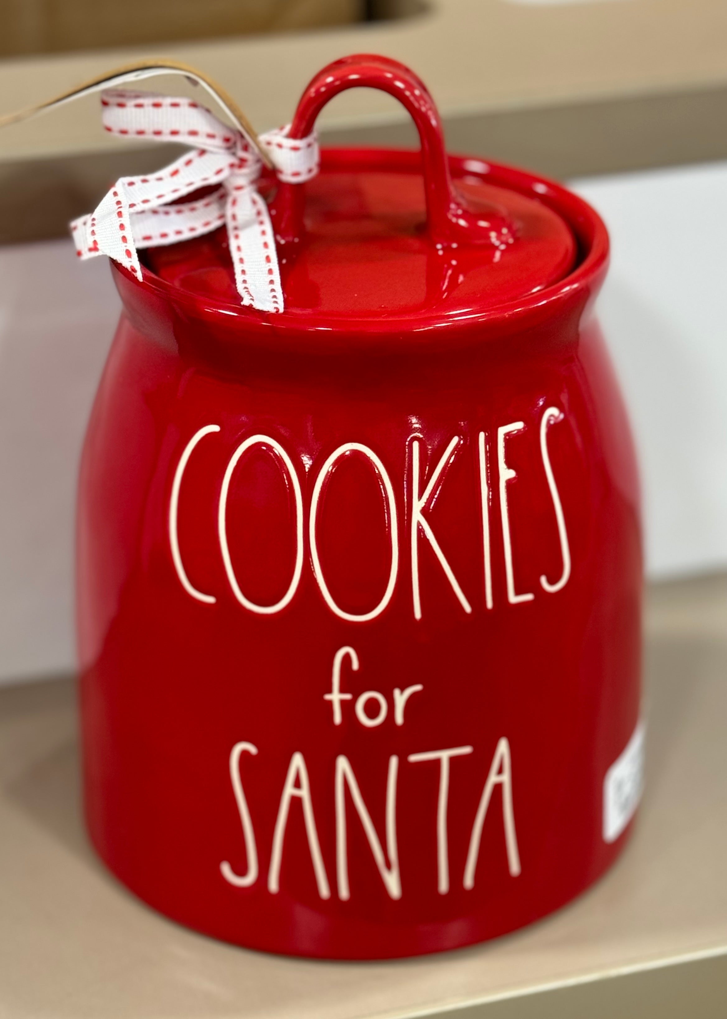 Rae Dunn discount Christmas SANTA’S COOKIES canister