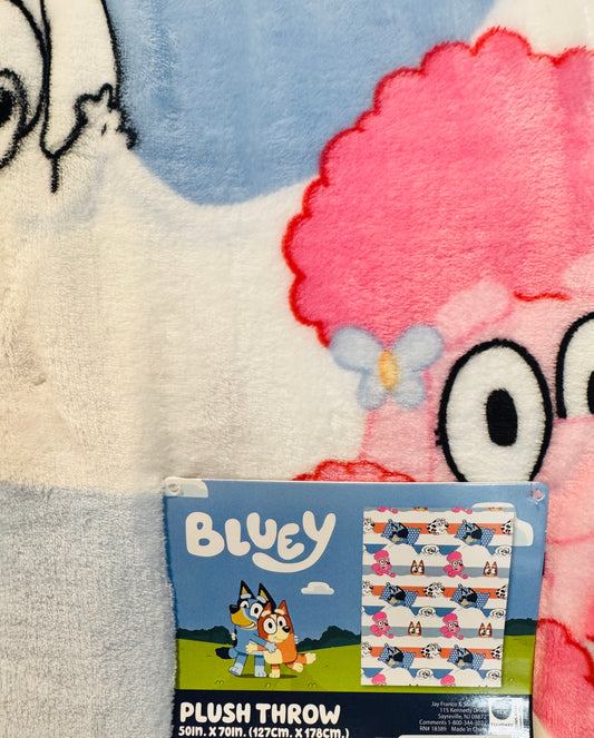New Bluey silk touch throw blanket 50x70 coco plus