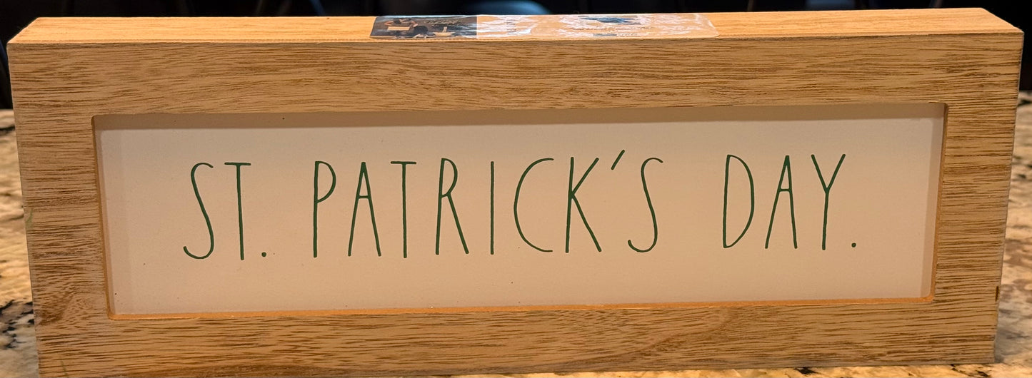 New Rae Dunn St. Patrick’s Day wood sign
