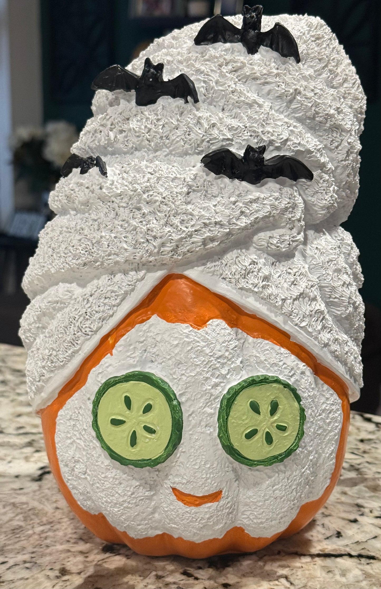 New Martha Stewart towel head spa pumpkin fall decor