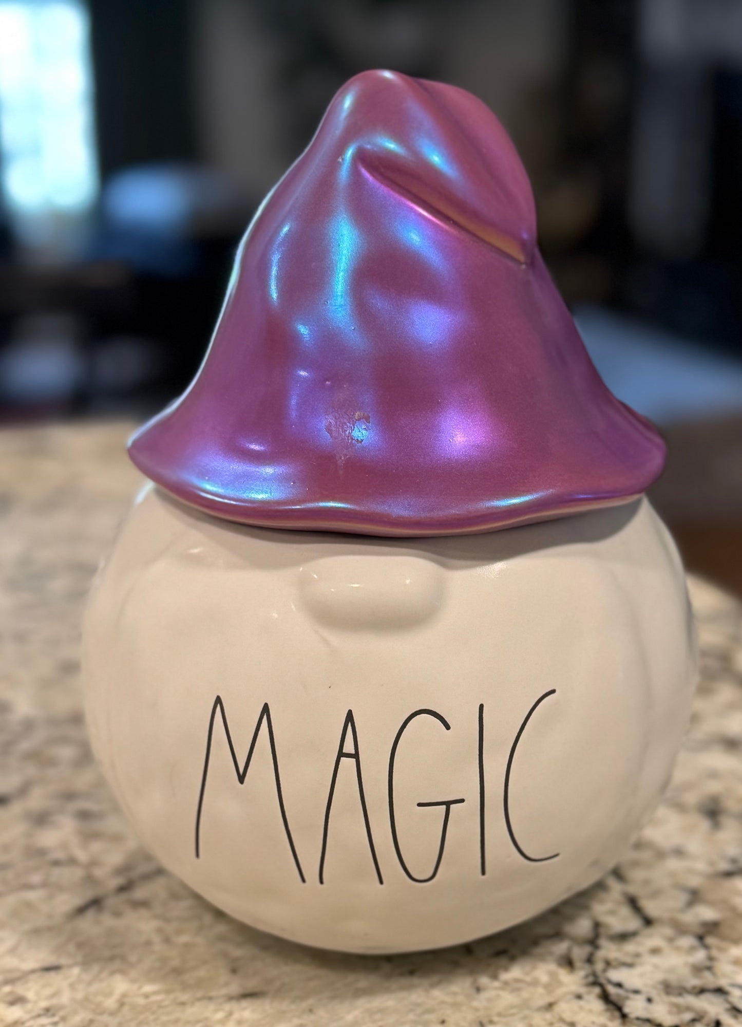 New Rae Dunn white ceramic HALLOWEEN gnome decor MAGIC