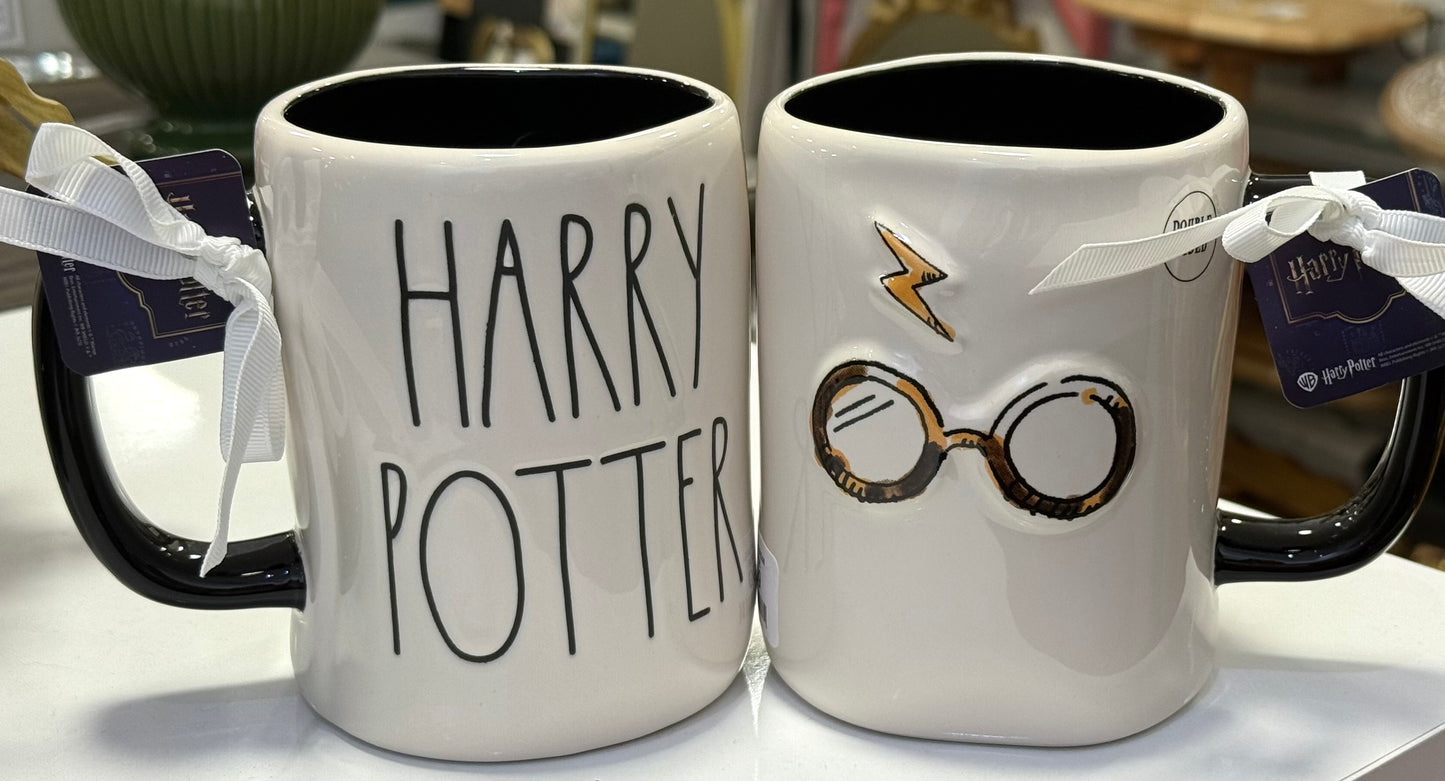 New Rae Dunn x HARRY POTTER eyeglasses ceramic coffee mug