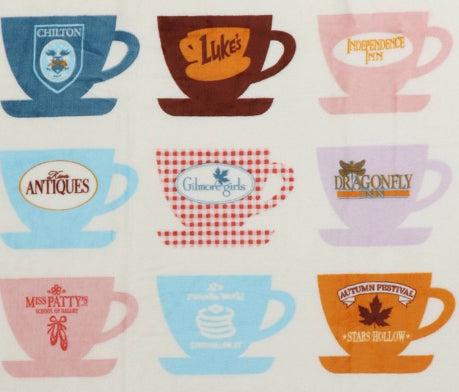 New 50x60 Sherpa lined Gilmore girls throw blanket bedding coffee mug print