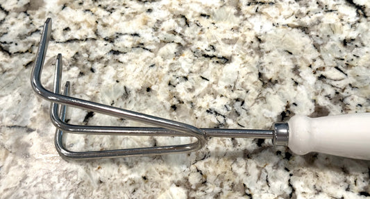 Rae Dunn white ceramic handled garden tool DIG