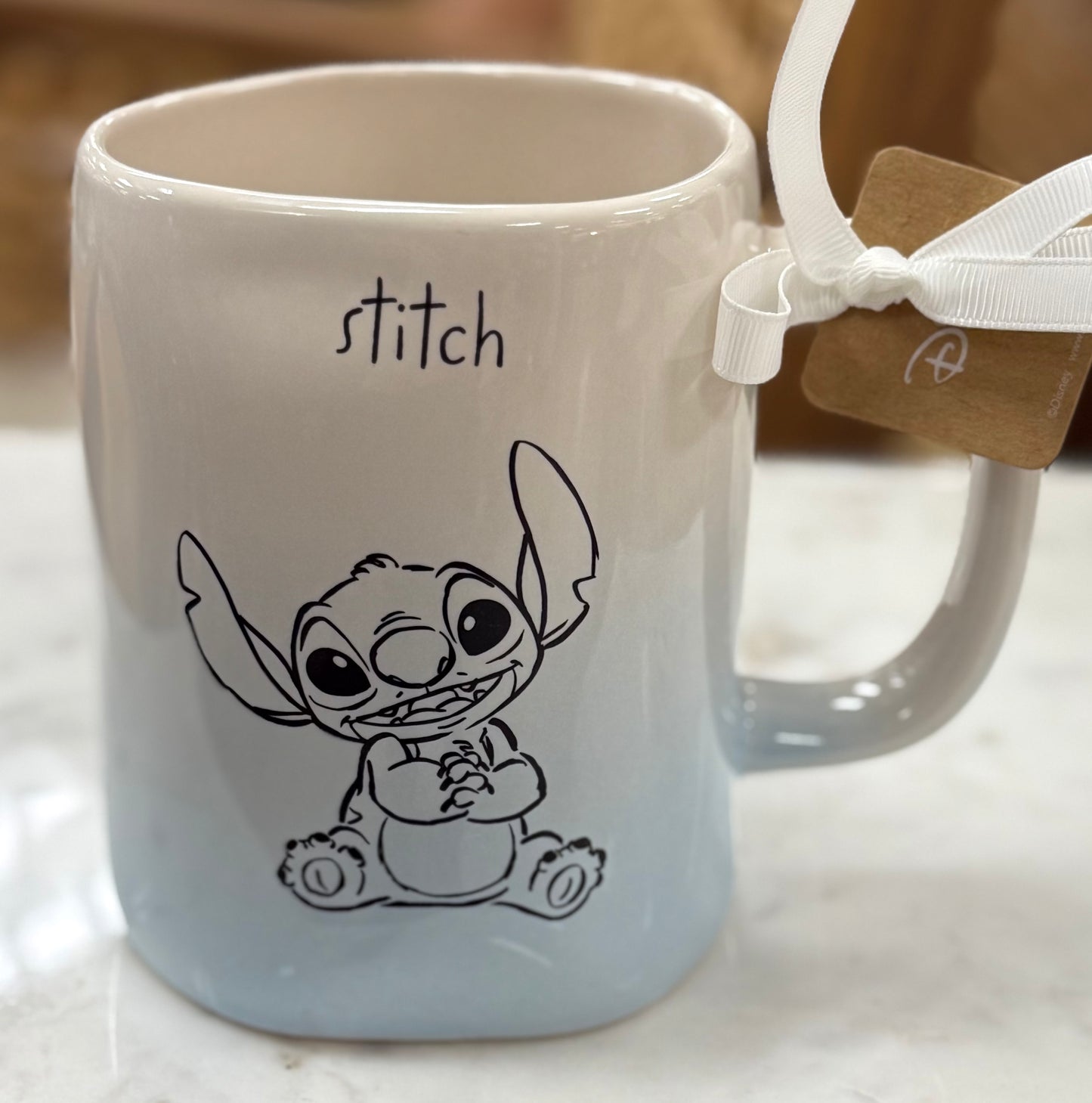 New Rae Dunn x Lilo & Stitch ceramic coffee mug STITCH