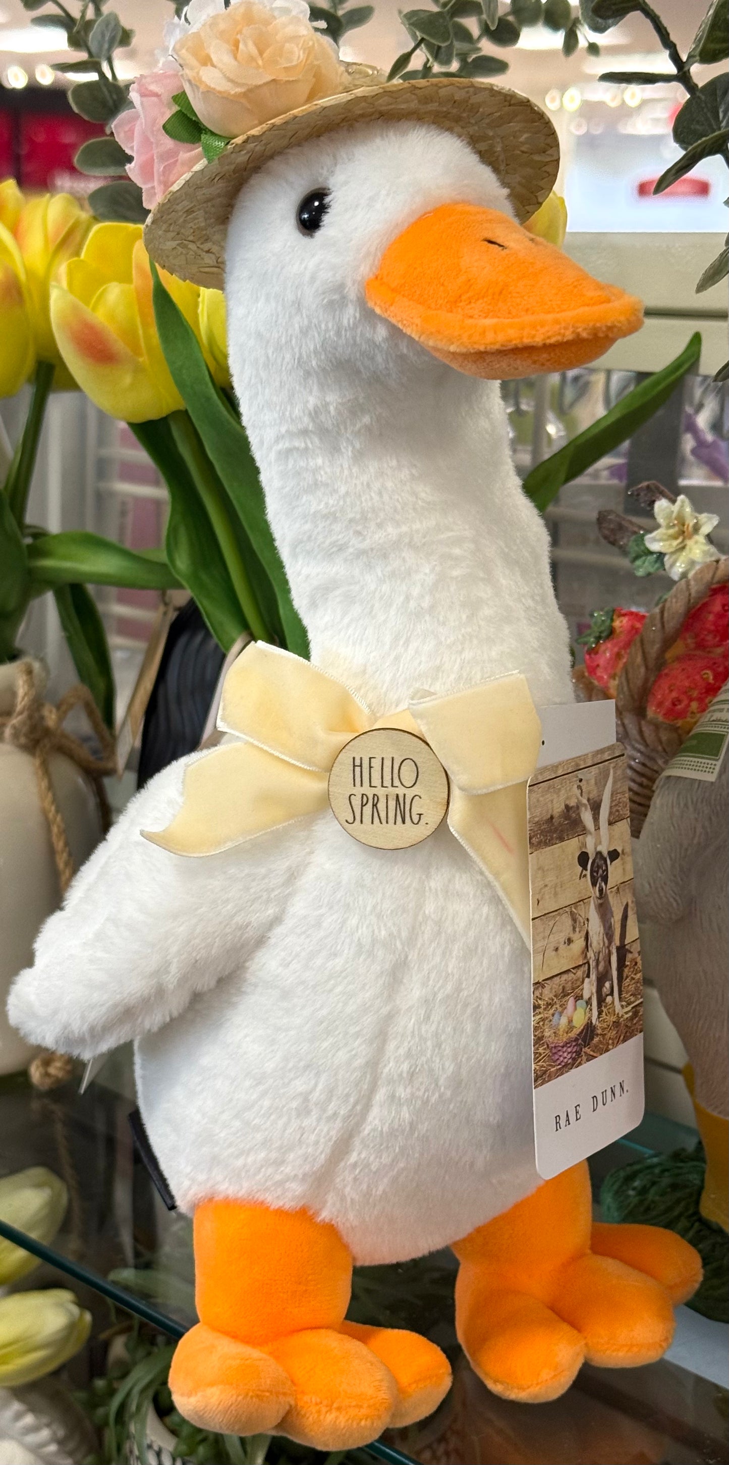 New Rae Dunn plush spring goose 🪿 HELLO SPRING