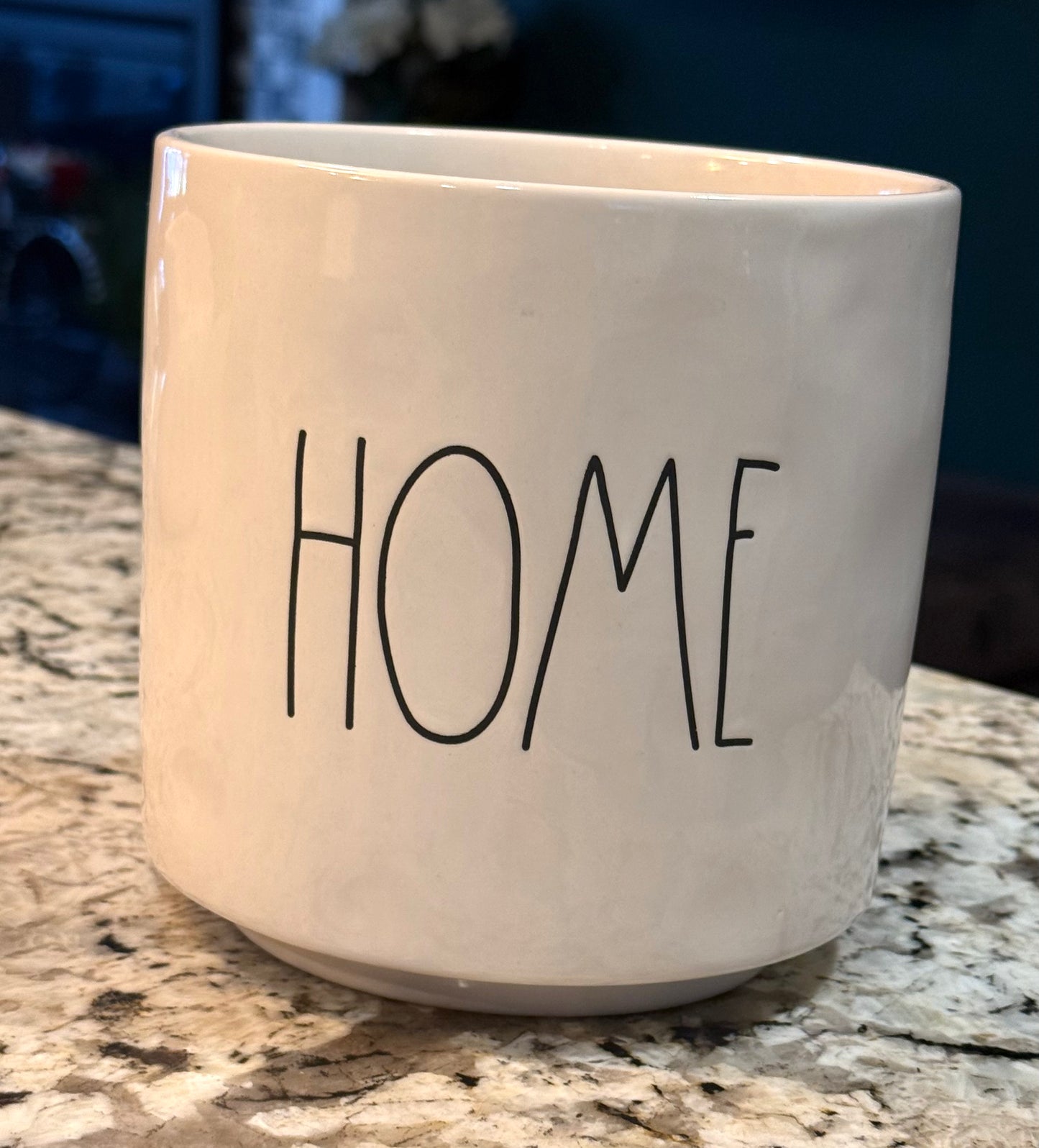 Rae Dunn ceramic white planter decor HOME 6.25x6.25