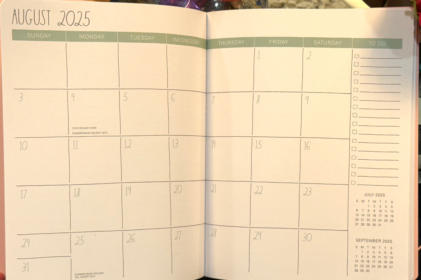New release Rae Dunn white floral 2026 soft back planner