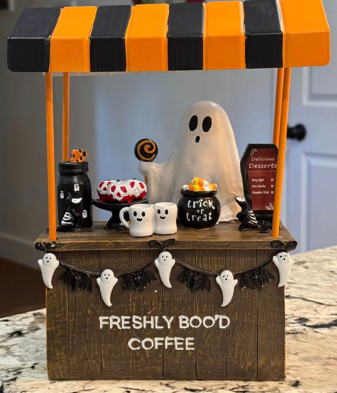 New Halloween decor coffee shop booth 10x5 FRESHLY BOO’D COFFEE