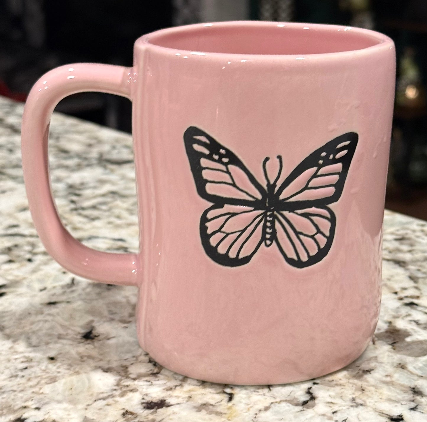 New Rae Dunn pink ceramic coffee mug SURVIVOR