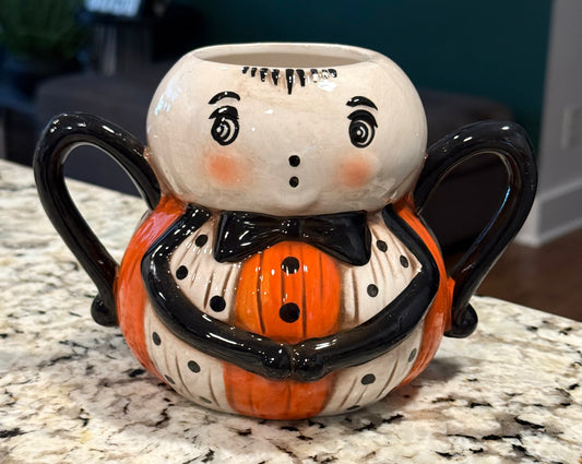 New Carnival Cottage Joanna Parker ceramic Halloween coffee mug spider