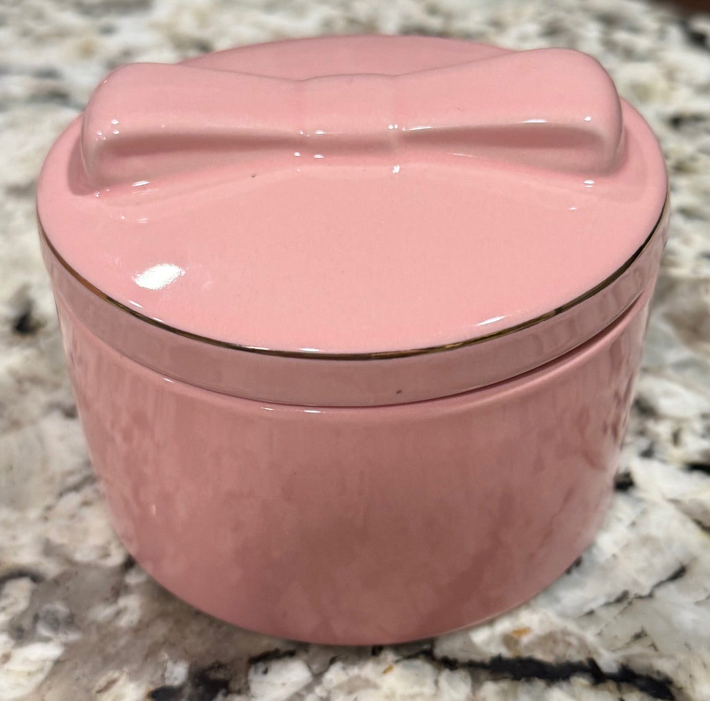 New pink coquette storage trinket dish holder
