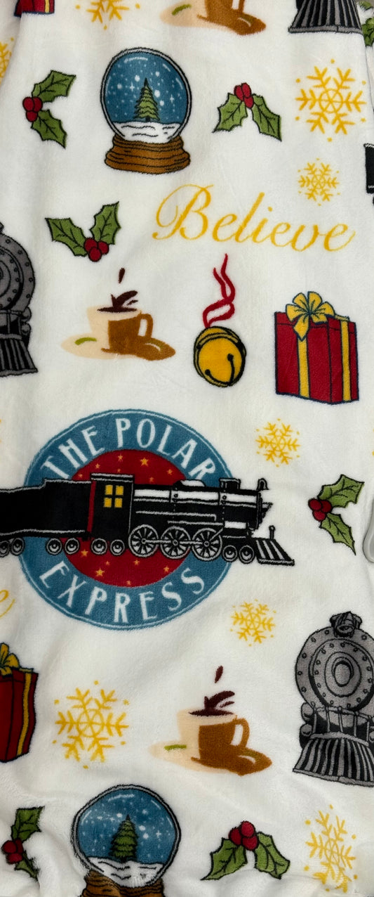 New Christmas decor throw blanket bedding 50x70 THE POLAR EXPRESS