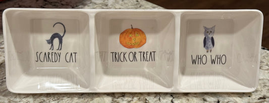 New Rae Dunn melamine Halloween candy tray