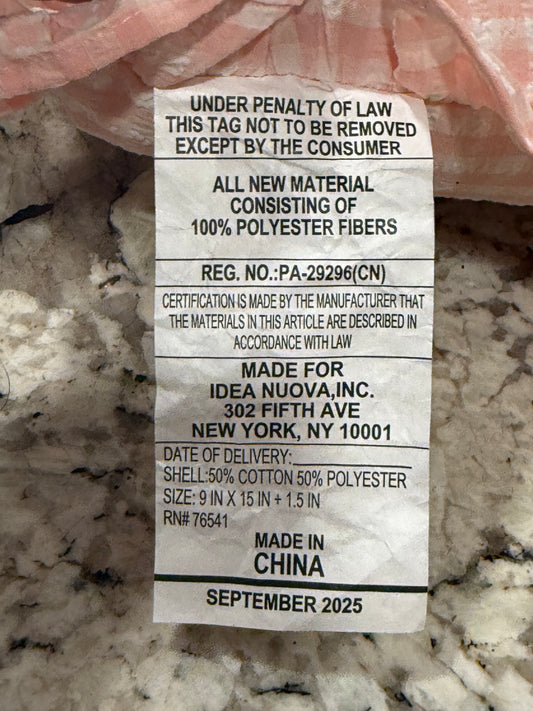 New Cupcakes and Cashmere pink gingham throw pillow I CAN BUY MYSELF FLOWERS