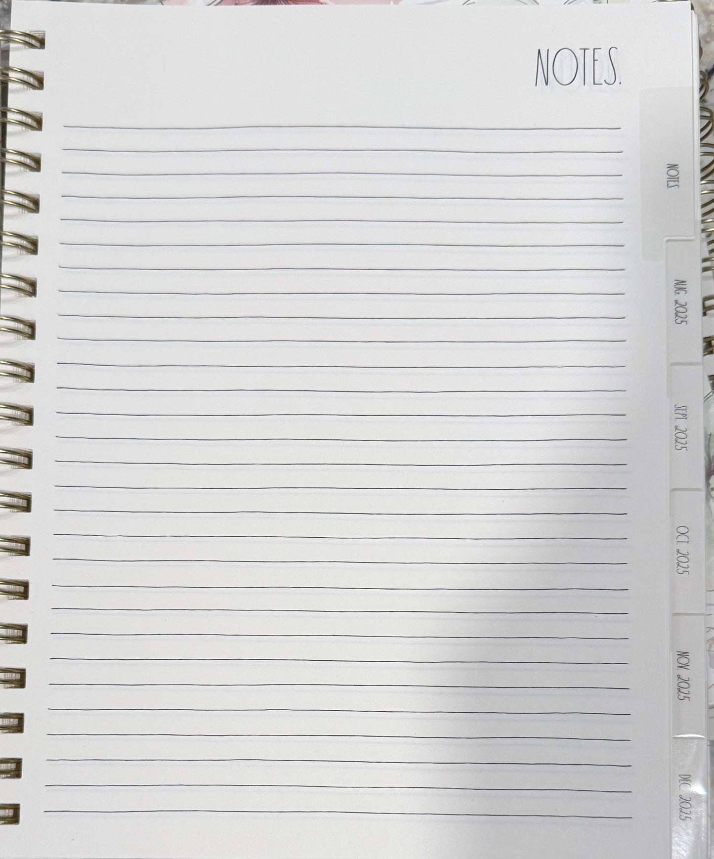 New Rae Dunn 2026 white hardback Planner spiral hardback