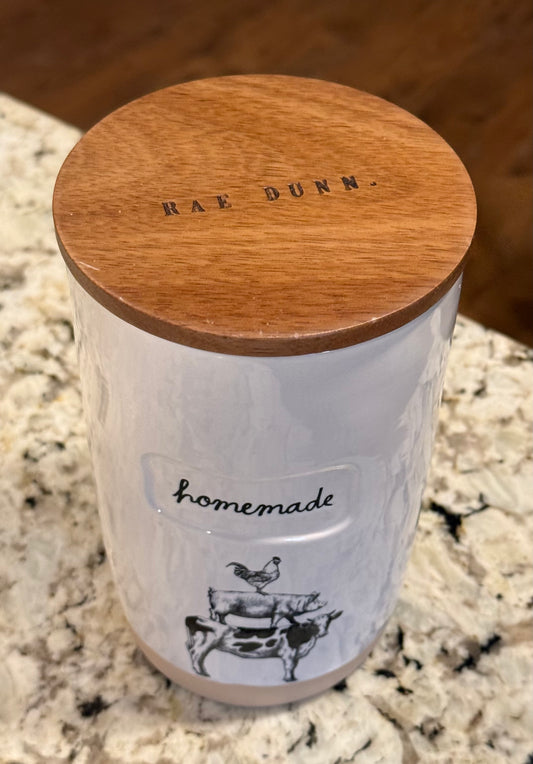 New Rae Dunn Farmline ceramic 7” cellar kitchen decor HOMEMADE