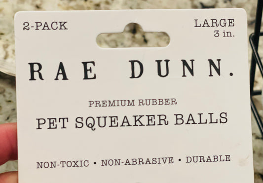 New Rae Dunn toy ball set